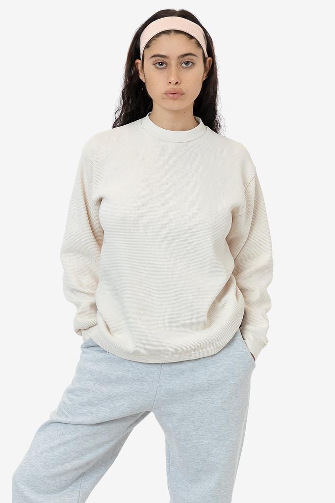 Los Angeles Apparel TX407GD Unisex - Long Sleeve Heavy Thermal Crew Neck