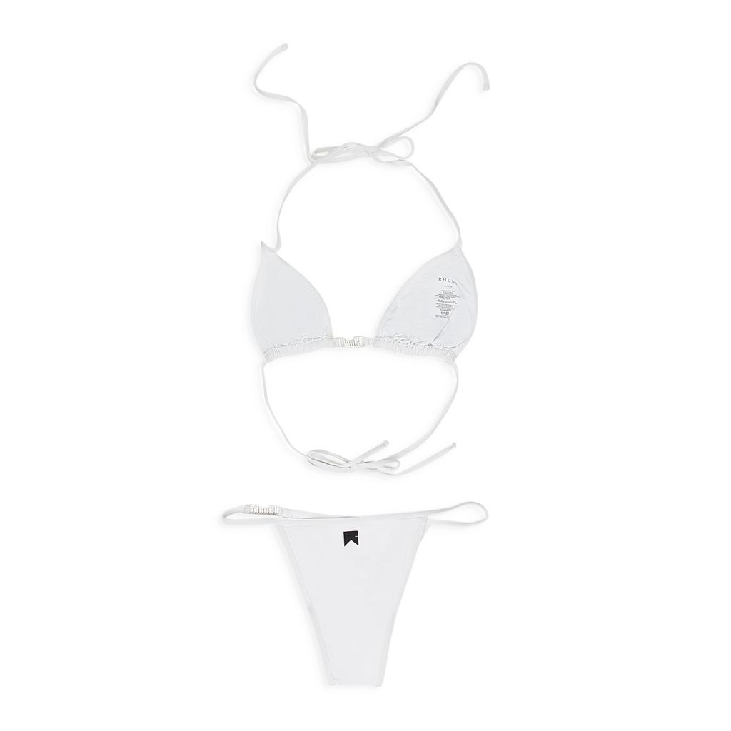 Rhude WHITE TROPEZ TWO-PIECE BIKINI