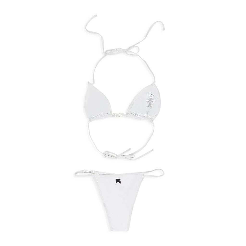 Rhude WHITE TROPEZ TWO-PIECE BIKINI 2