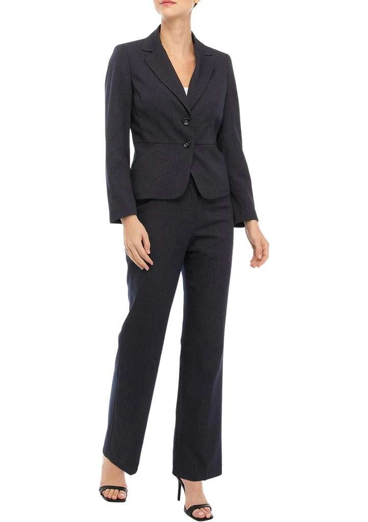 Le Suit TONAL PINSTRIPE TWO BUTTON JACKET AND KATE PANT