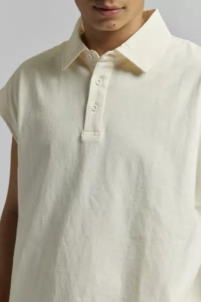 BDG BDG Cutoff Raw Hem Polo Shirt 4