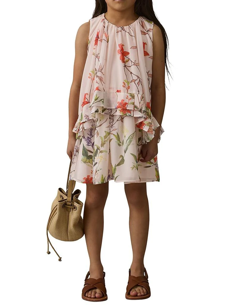 REISS Girls' Luni Floral Dress - Little Kid, Big Kid 2