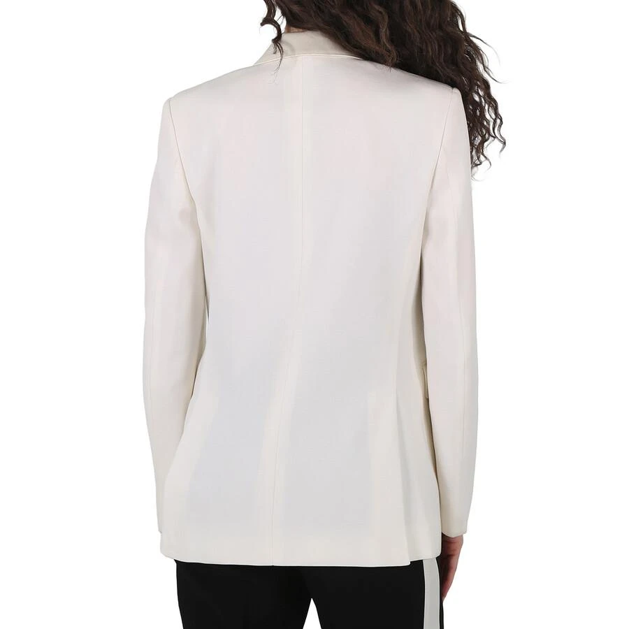 Burberry Open Box - Burberry Ladies Natural White Caratown Single-Breasted Blazer 3