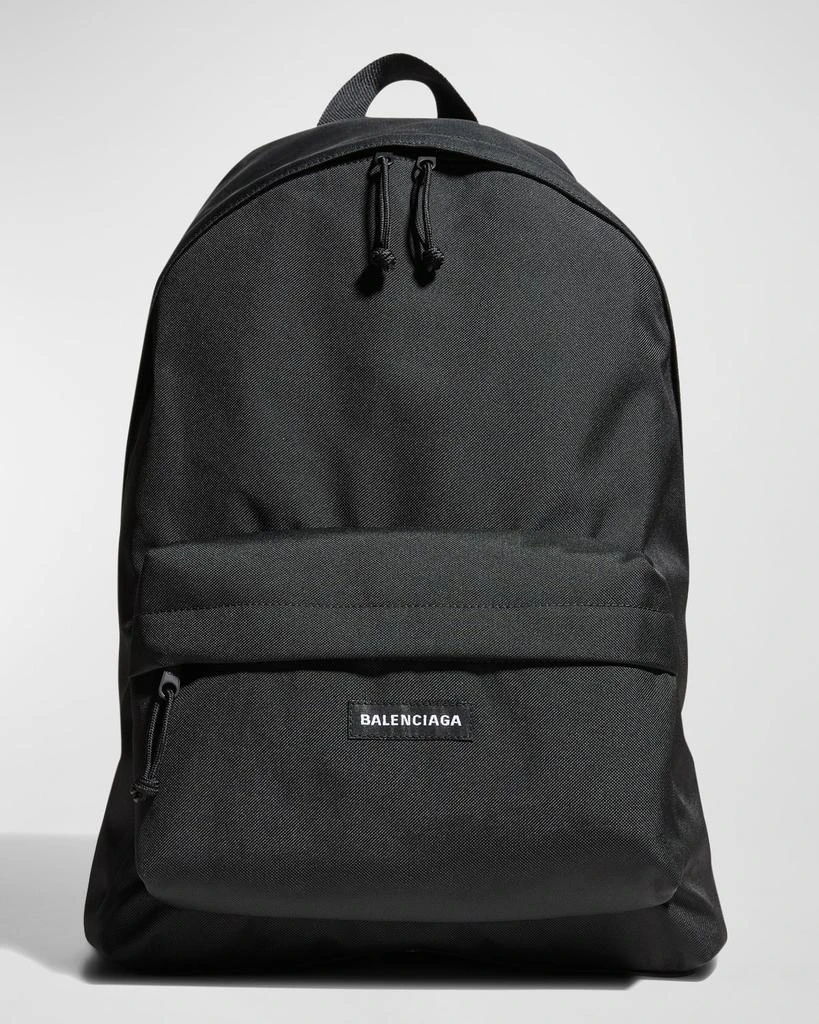 Balenciaga Logo Nylon Canvas Backpack BALENCIAGA 558163 Explorer logo bag backpack Backpack Nylon  main image 2