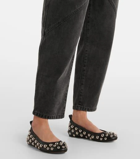 Isabel Marant Belna leather ballet flats 4