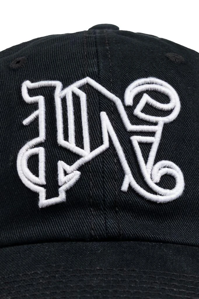 Palm Angels Palm Angels Monogram Embroidered Baseball Cap 3