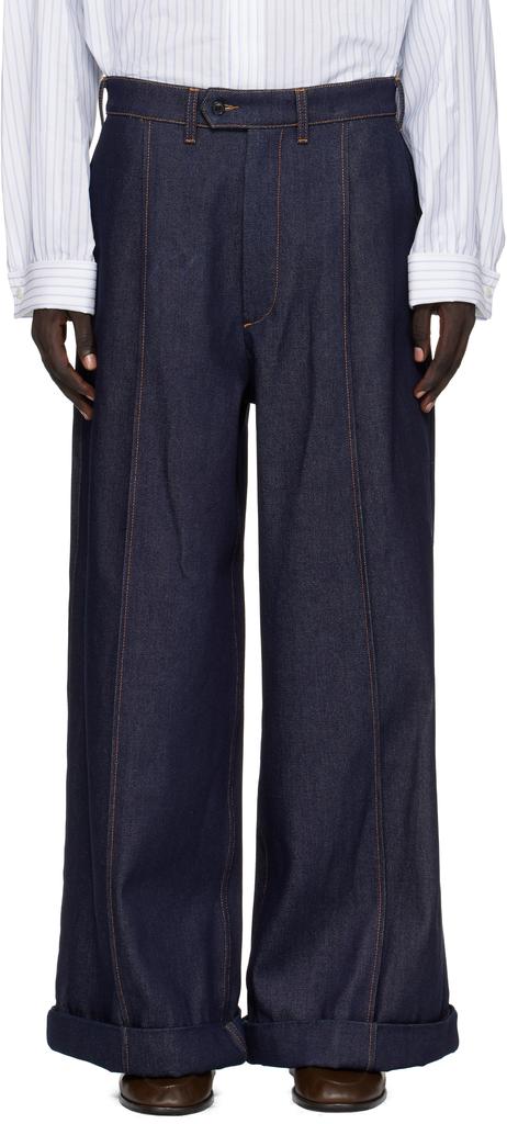 HED MAYNER \"PLEATED DENIM\"（Size：M） Pleated Denim Pants by Hed Mayner | Rent the Runway