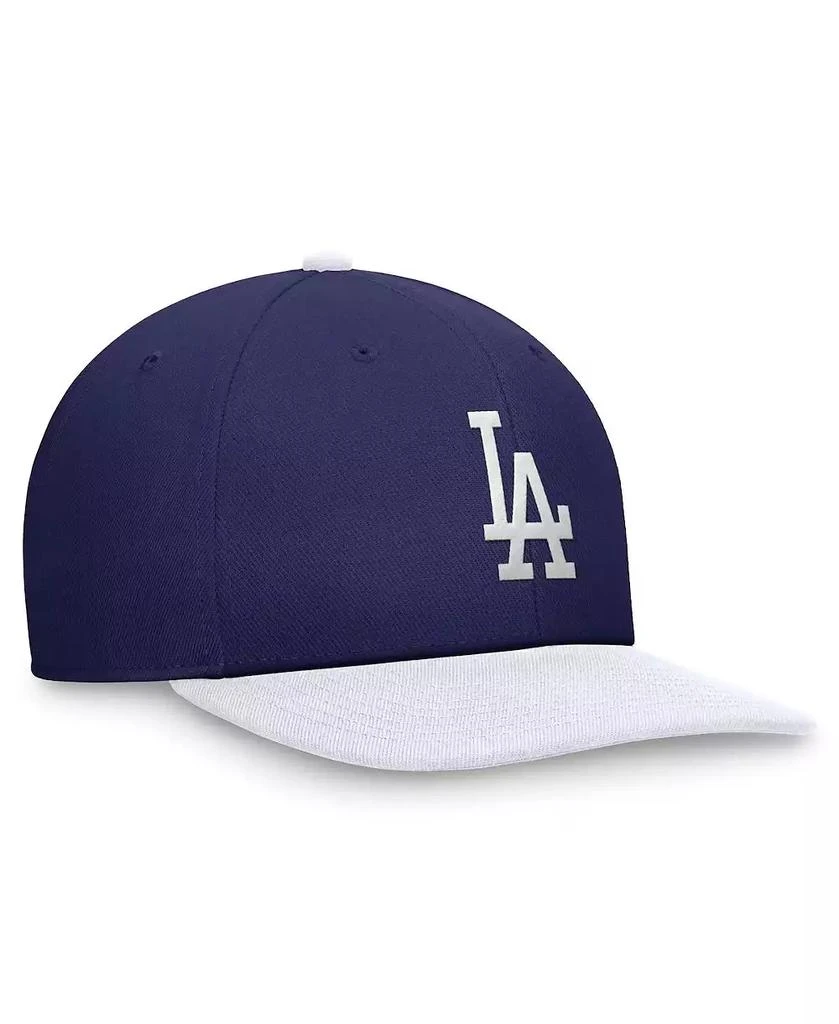 NIKE Men's Royal/White Los Angeles Dodgers Evergreen Two-Tone Snapback Hat 4