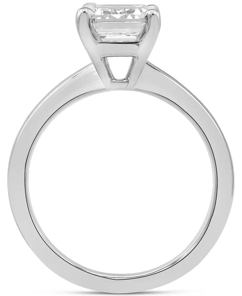 Badgley Mischka Certified Lab Grown Emerald-Cut Solitaire Engagement Ring (3 ct. t.w.) in 14k Gold 5