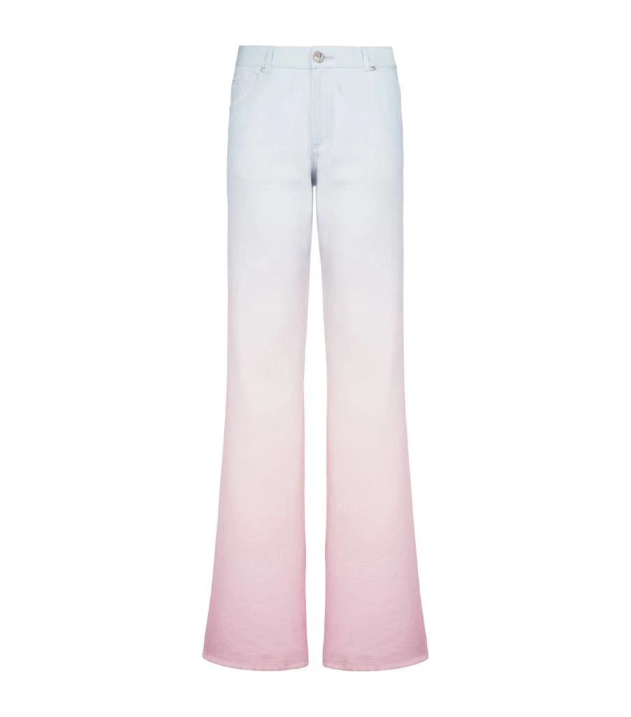 Balmain x Evian Gradient Denim Jeans 1
