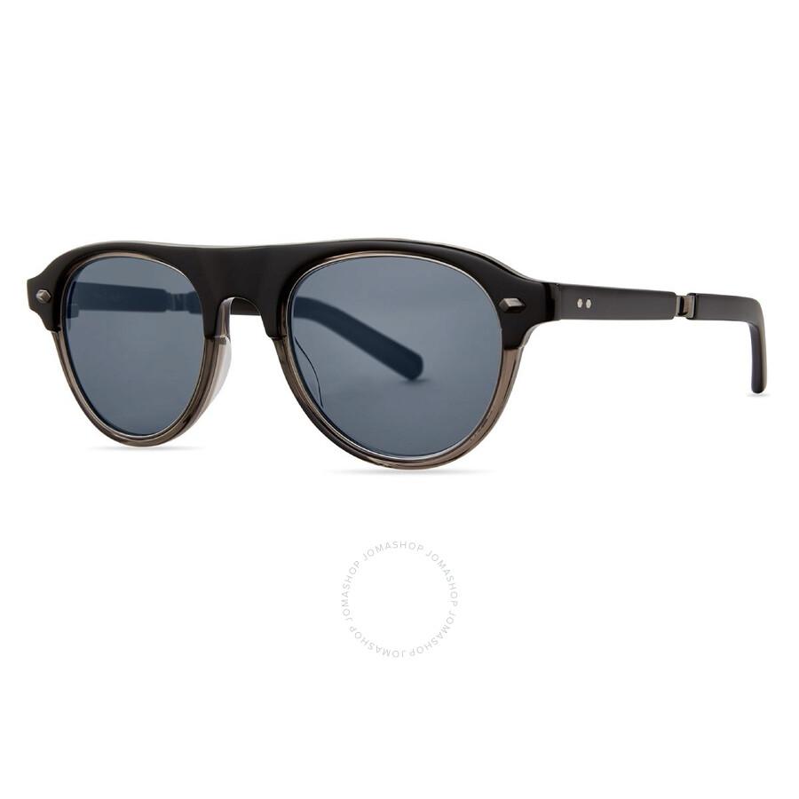 Mr. Leight STAHL S Blue Opal Pilot Sunglasses ML2021 STOL-GM/BLUOPL 49