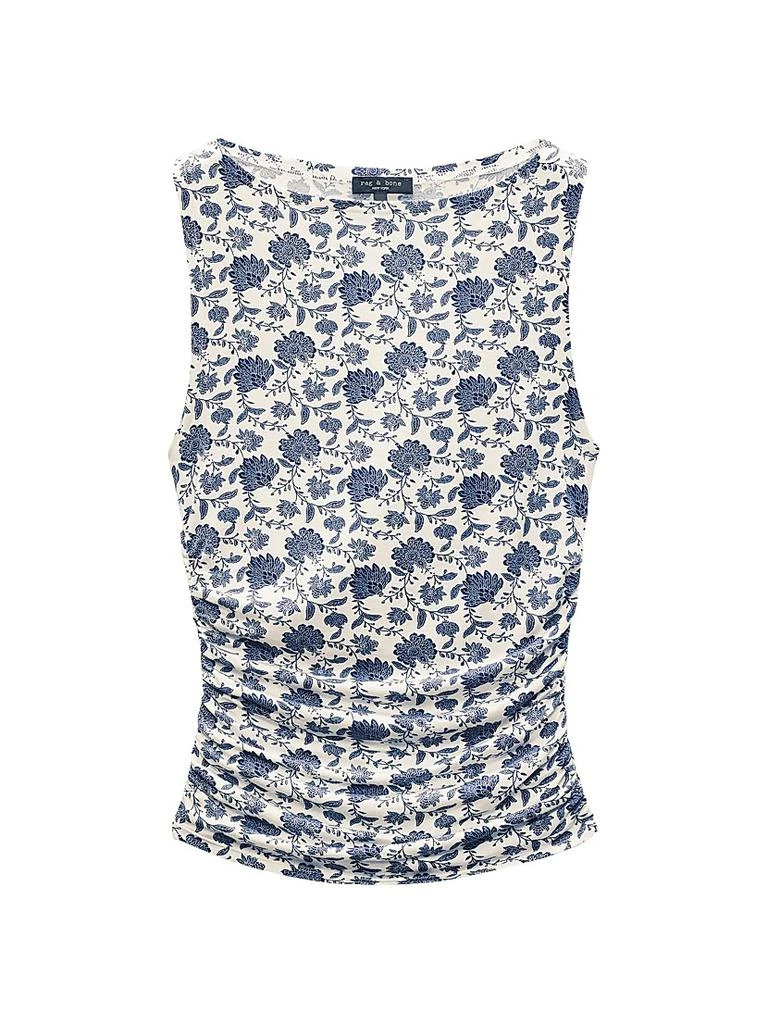 Rag & Bone Luca Floral Shirred Tank 1