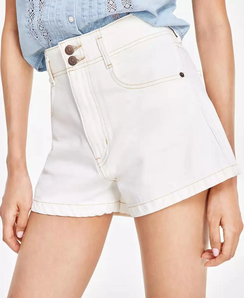 Levi's High-Waisted Cotton Mom Shorts 4