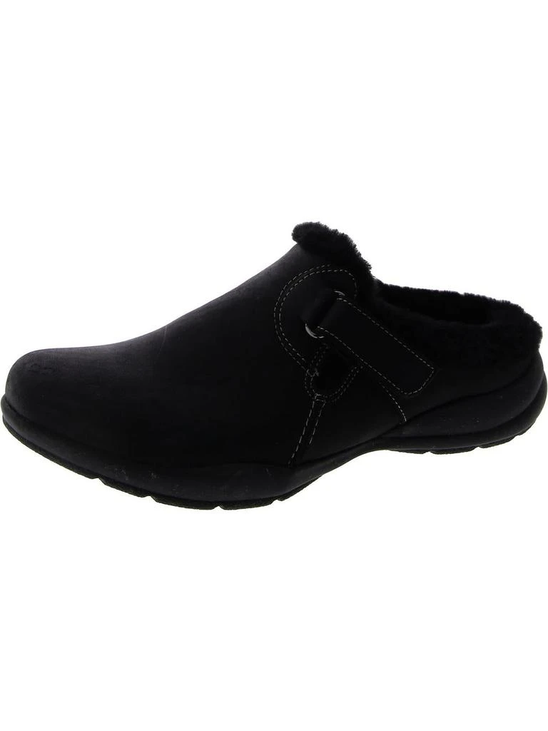 Clarks Womens Fur Lined Flat Mules 1