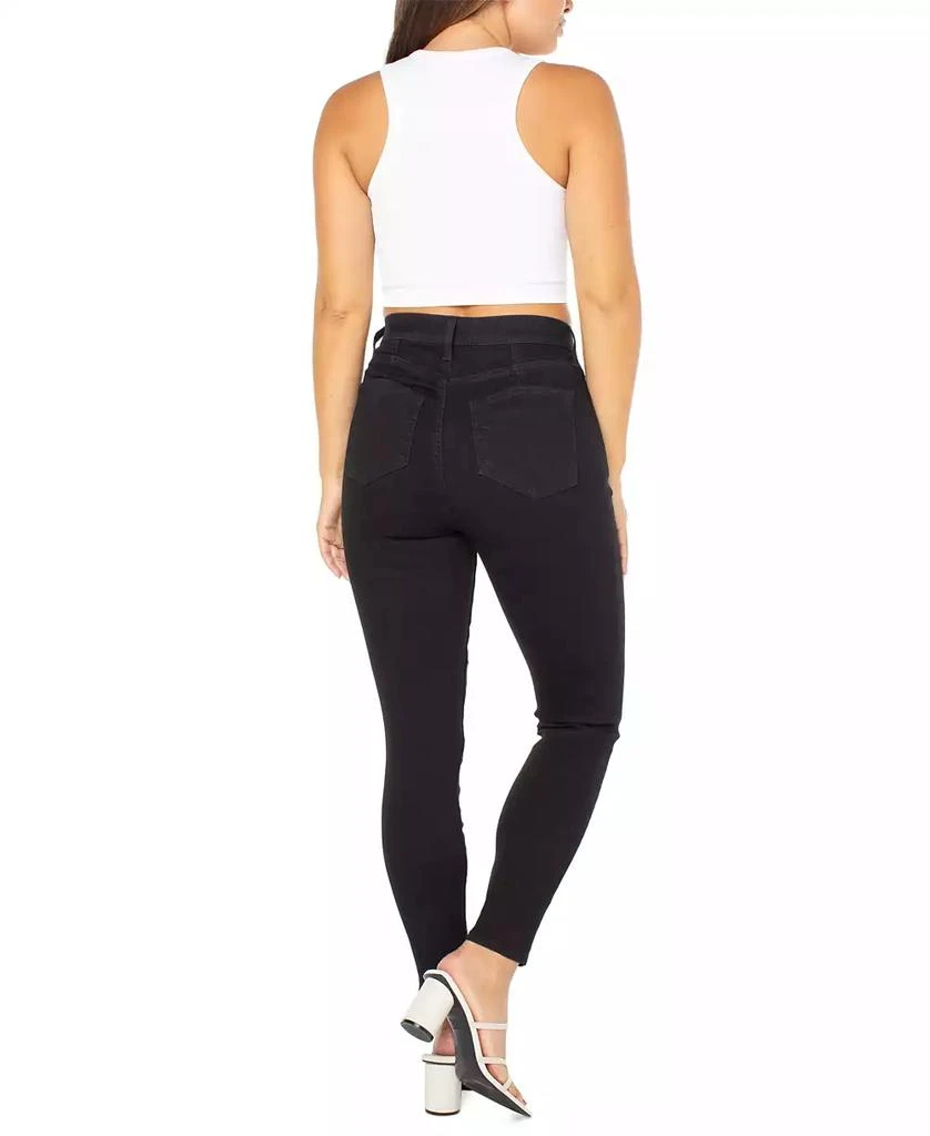 Celebrity Pink Juniors' High-Rise Distressed Curvy Skinny Jeans 2