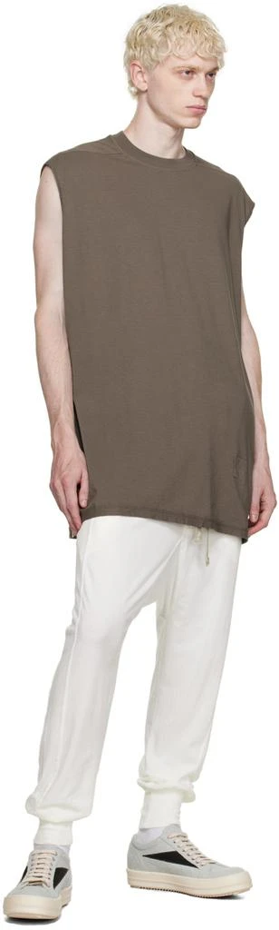Rick Owens Off-White Drawstring Sweatpants 4