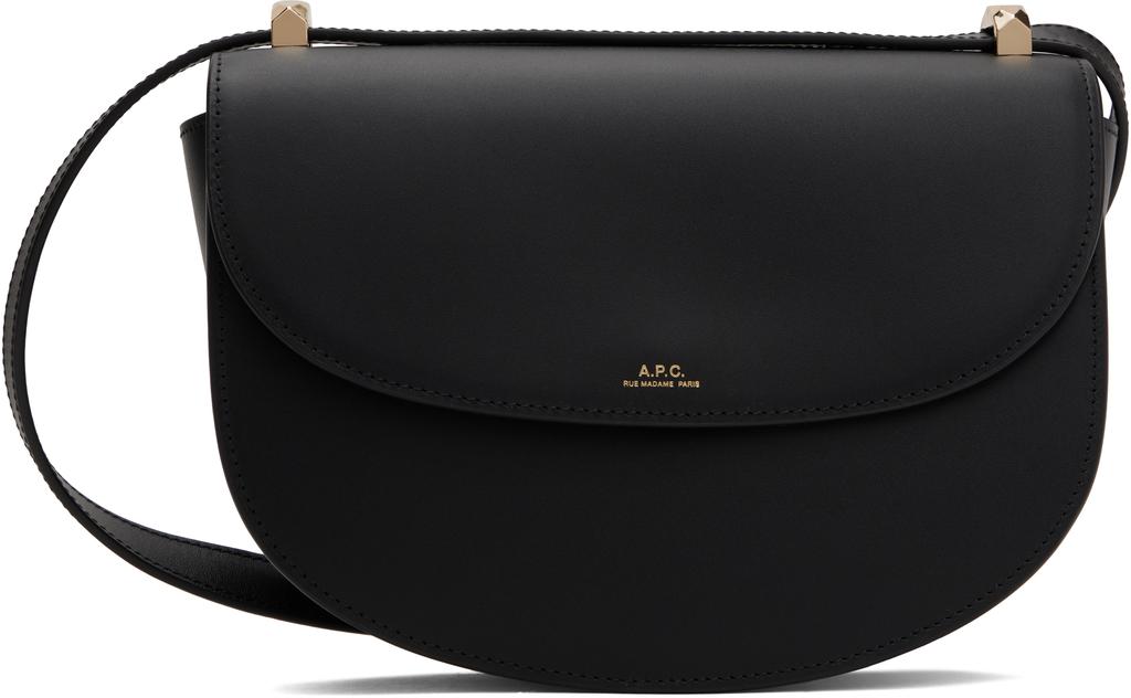 ☆A.P.C.☆ Virginie Flap Shoulder Bag Black PXBRUF61924LZZ P A.P.C. VIRGINIE FLAP HANDBAG Black | BSTN Store