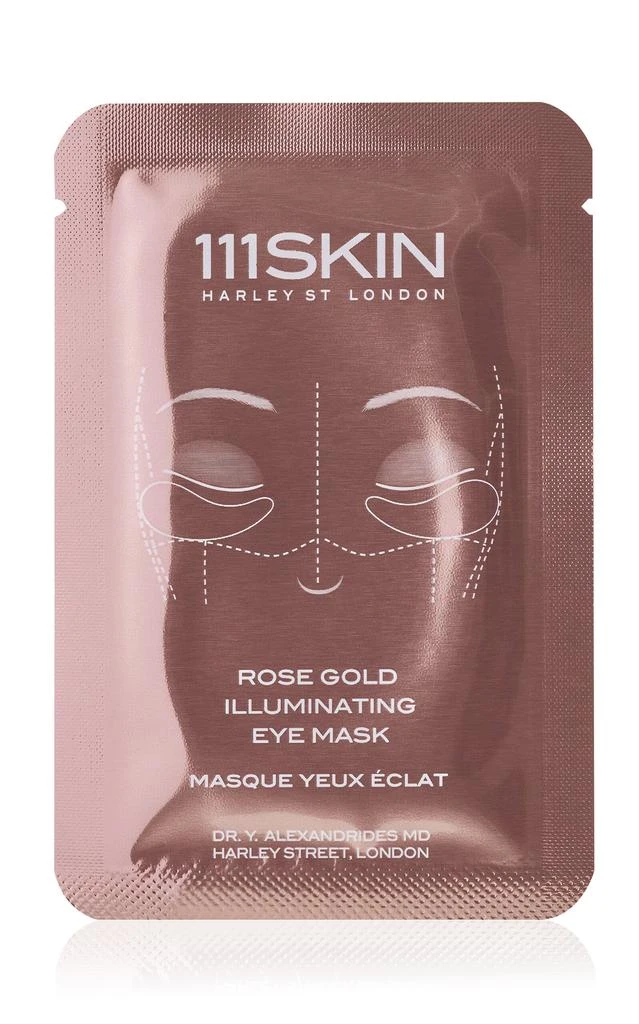 111skin 111SKIN Set-of-Eight Rose Gold Illuminating Eye Masks - Moda Operandi