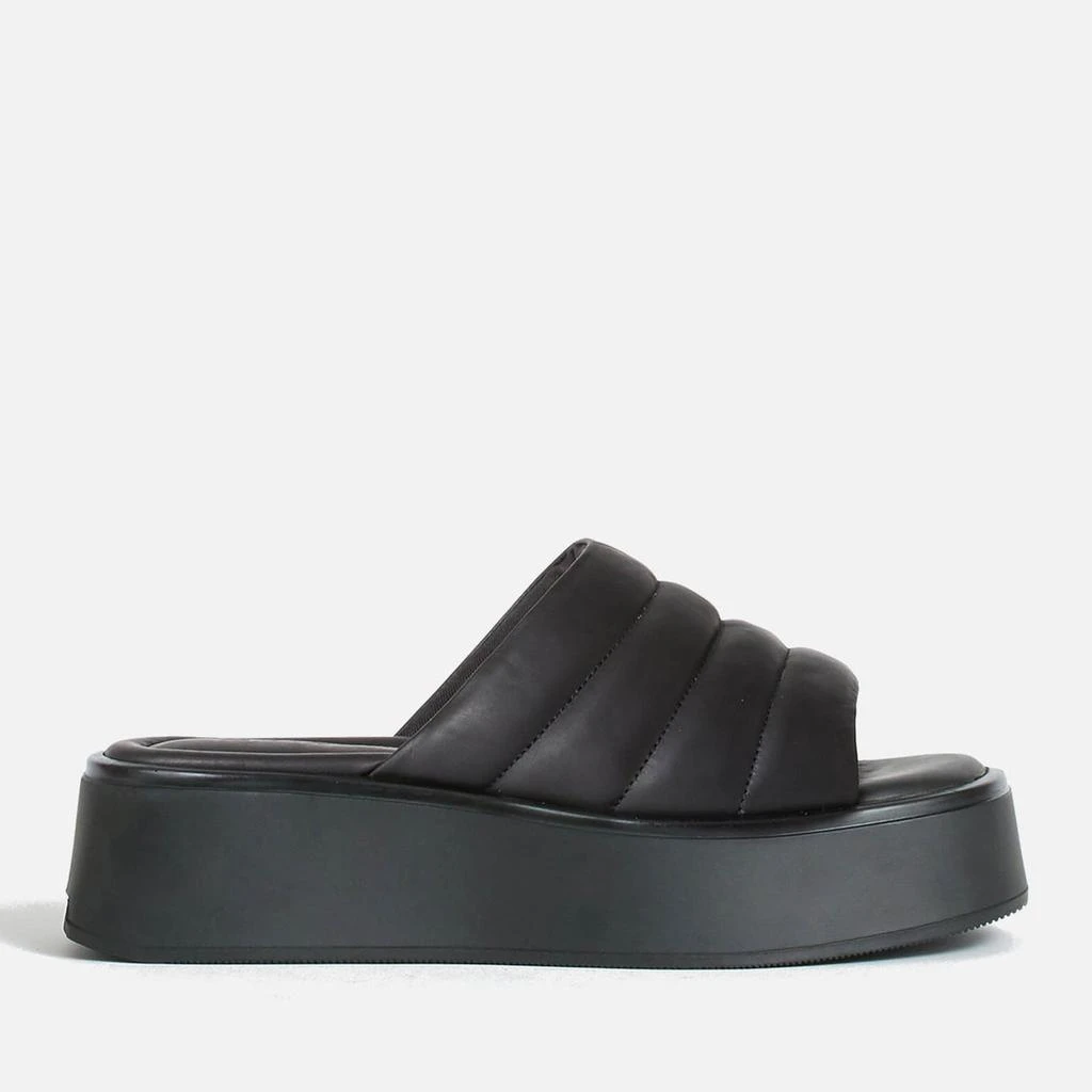 Vagabond Vagabond Women's Courtney Leather Flatform Mules 1