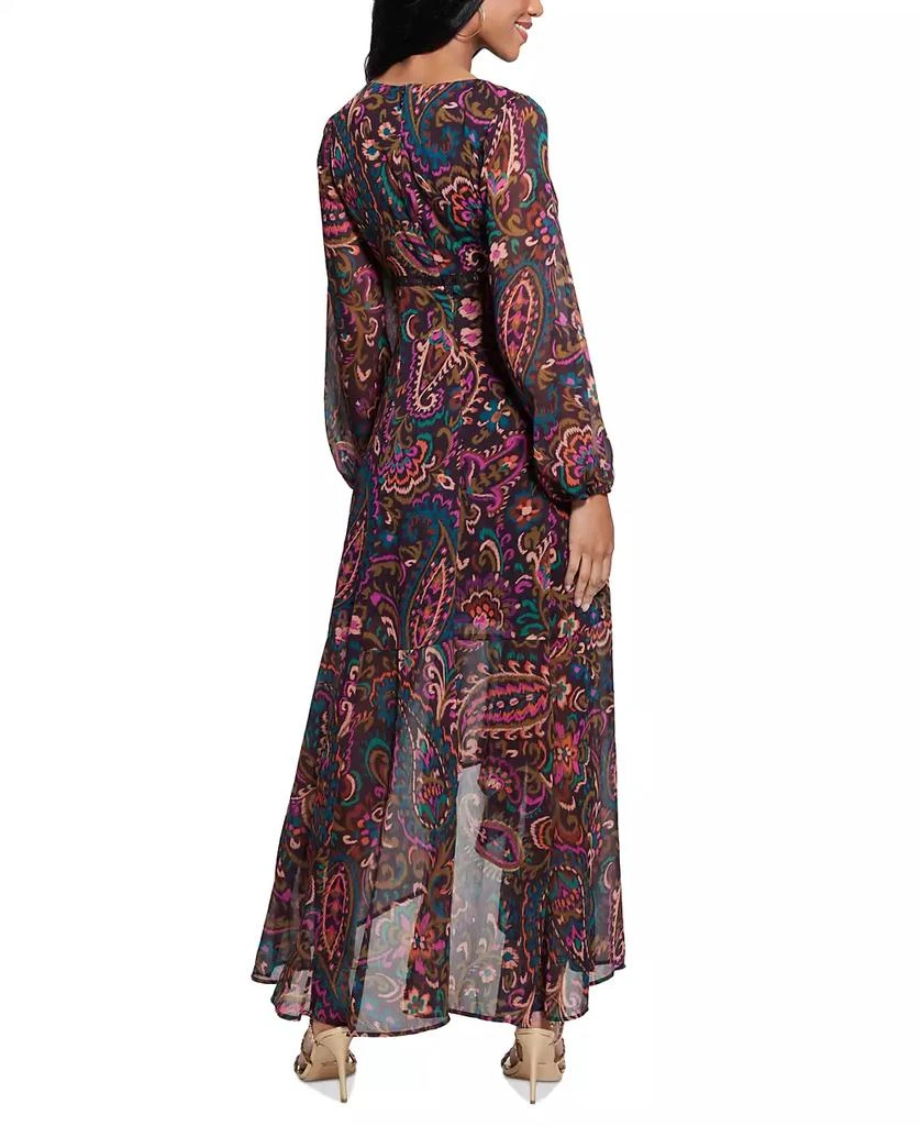 GUESS Women's Bianca Paisley-Print High-Low Dress 2