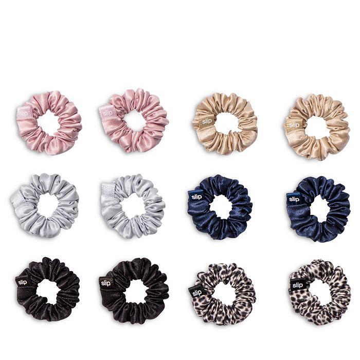 Slip silk Pure Silk Minnie Scrunchies, Set of 12