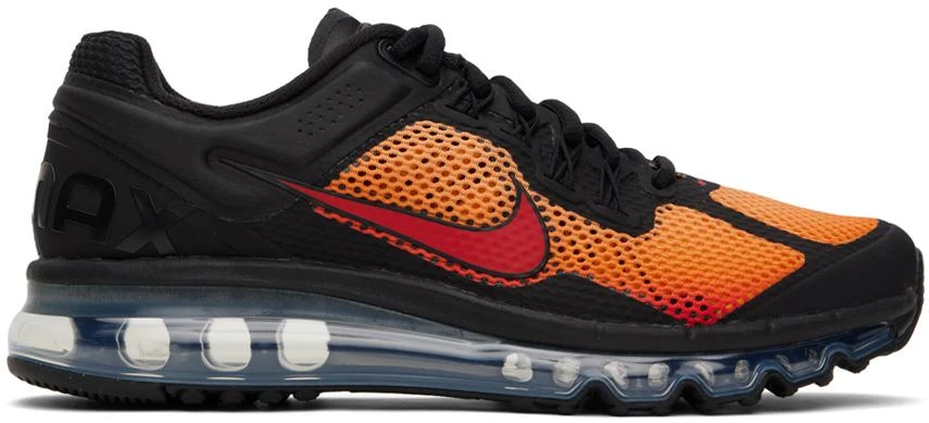 NIKE Black & Orange Air Max 2013 Sneakers 1