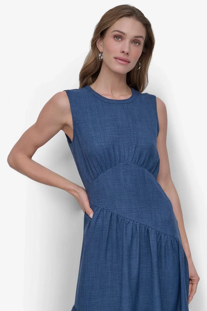 DKNY TIERED ASYMMETRIC MAXI DRESS 4