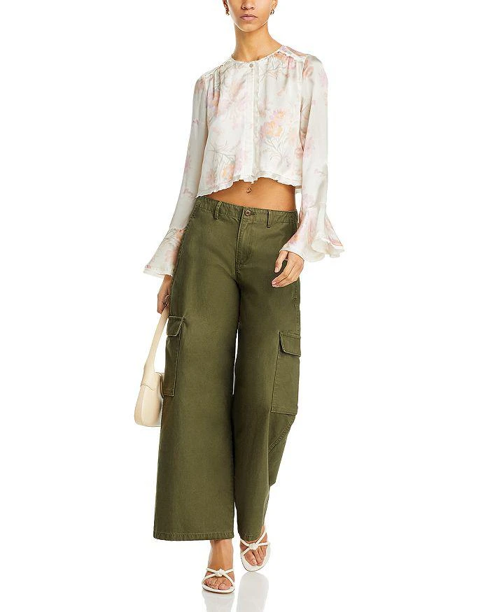 LOVESHACKFANCY Lyndon Silk Floral Blouse 2