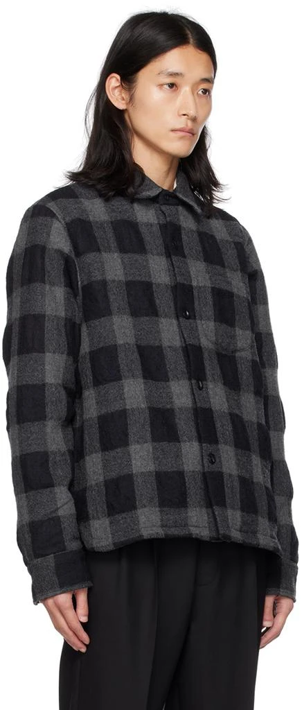 Officine Générale Black & Gray Insulated Shirt 2