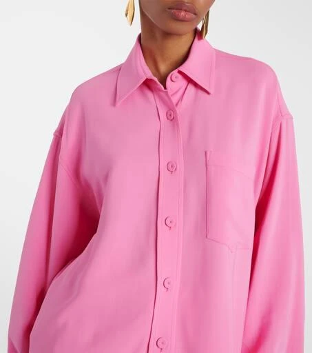 Stella McCartney Oversized crêpe shirt 4