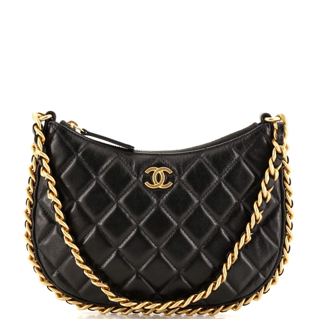 Chanel CC Chain Around Hobo Quilted Lambskin 1