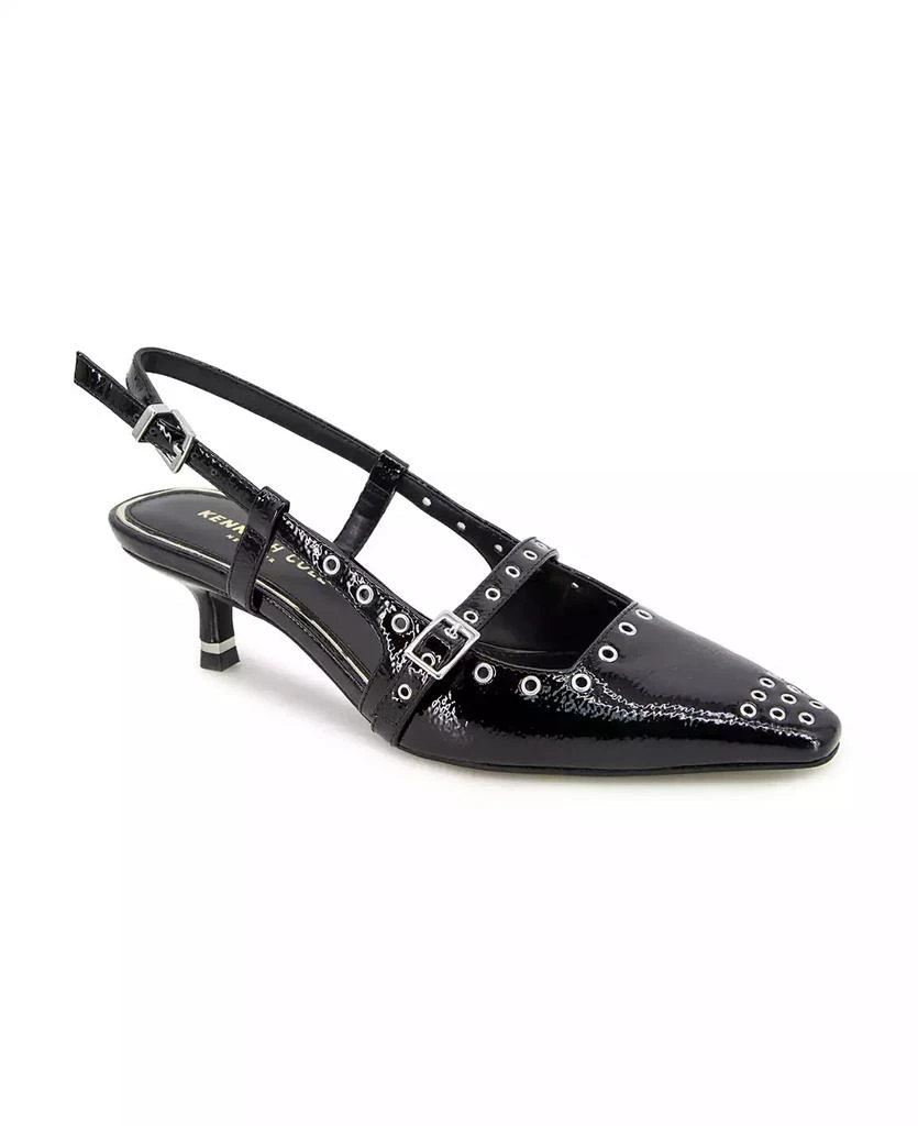 Kenneth Cole Women's Martha Eyelet Kitten Heel Pumps 1