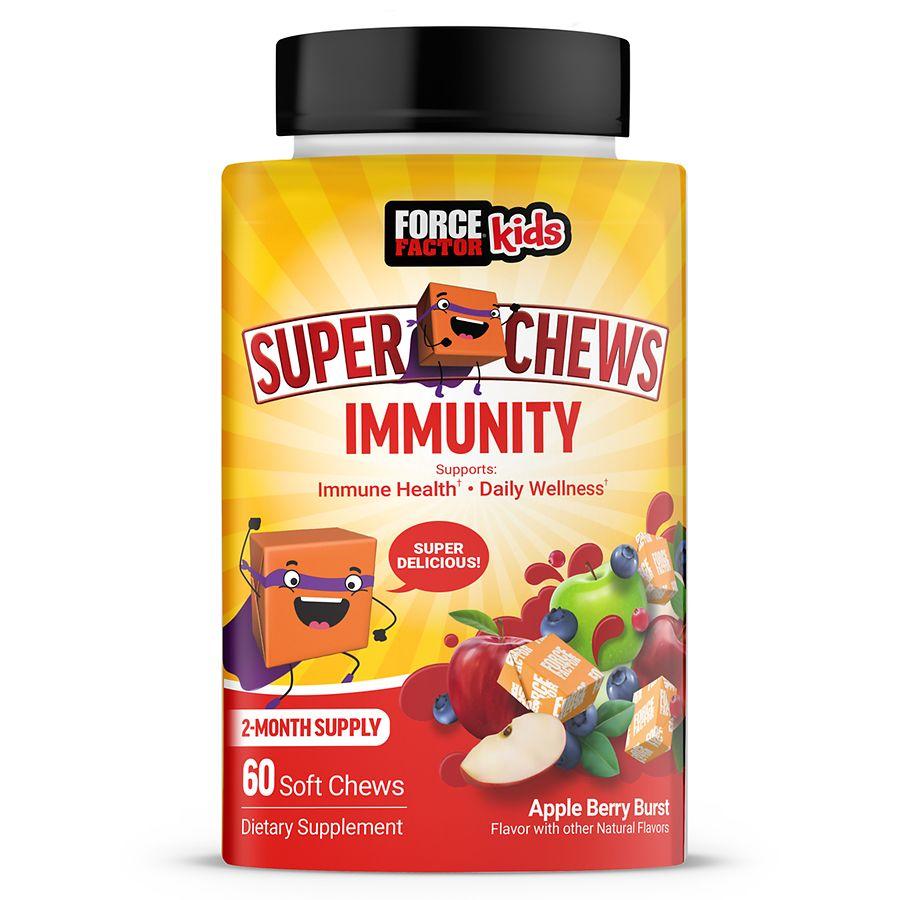 Force Factor Kids Super Chews Immunity Apple Berry Burst