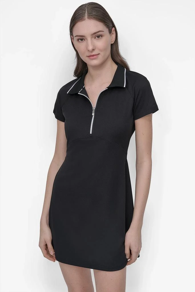 DKNY COURT PIQUE POLO DRESS WITH BUILT IN SHORTS 5