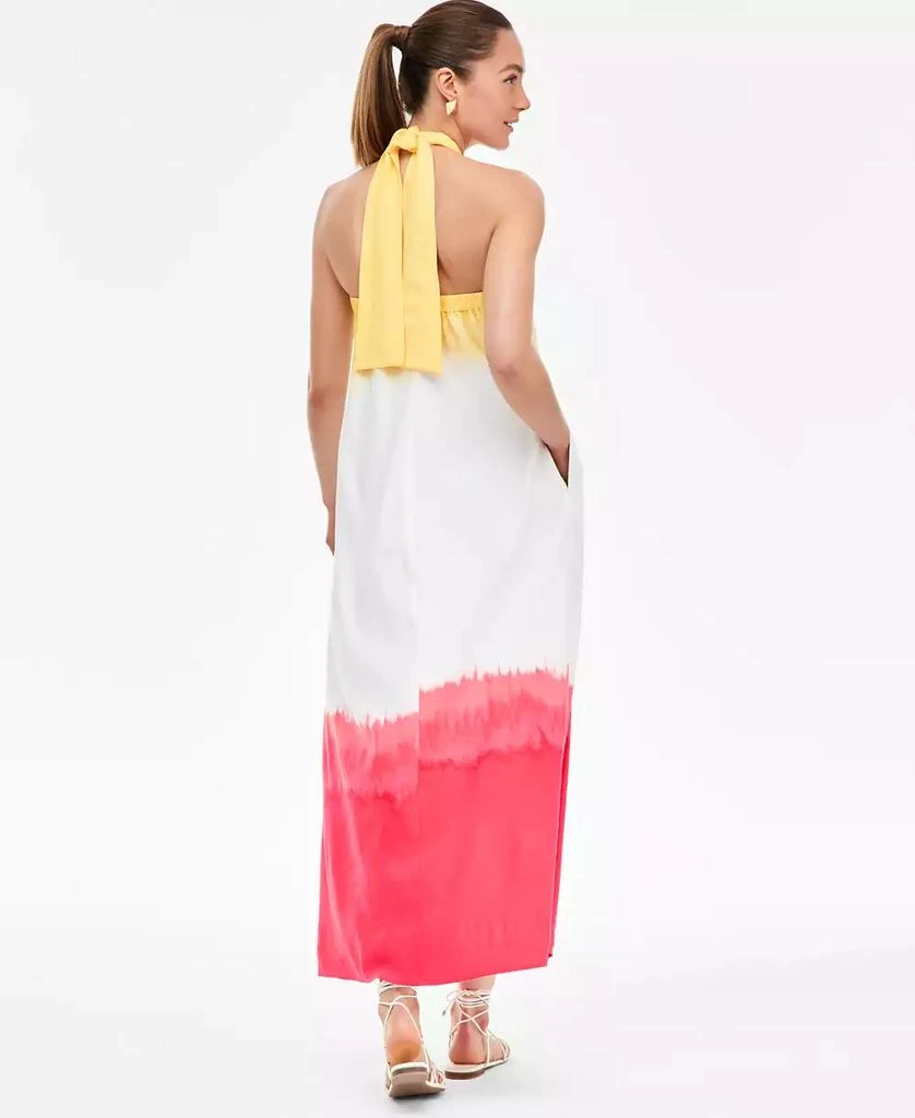 INC International Women's Dip-Dyed Linen-Blend Maxi Dress, Exclusively at Macy's 5