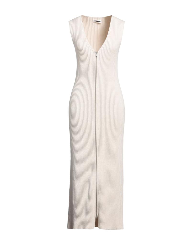 【関税&送料込】Jil Sander Long Dress With Ruffles Jil Sander ruffle-trim Satin Maxi Dress | Blue | FARFETCH