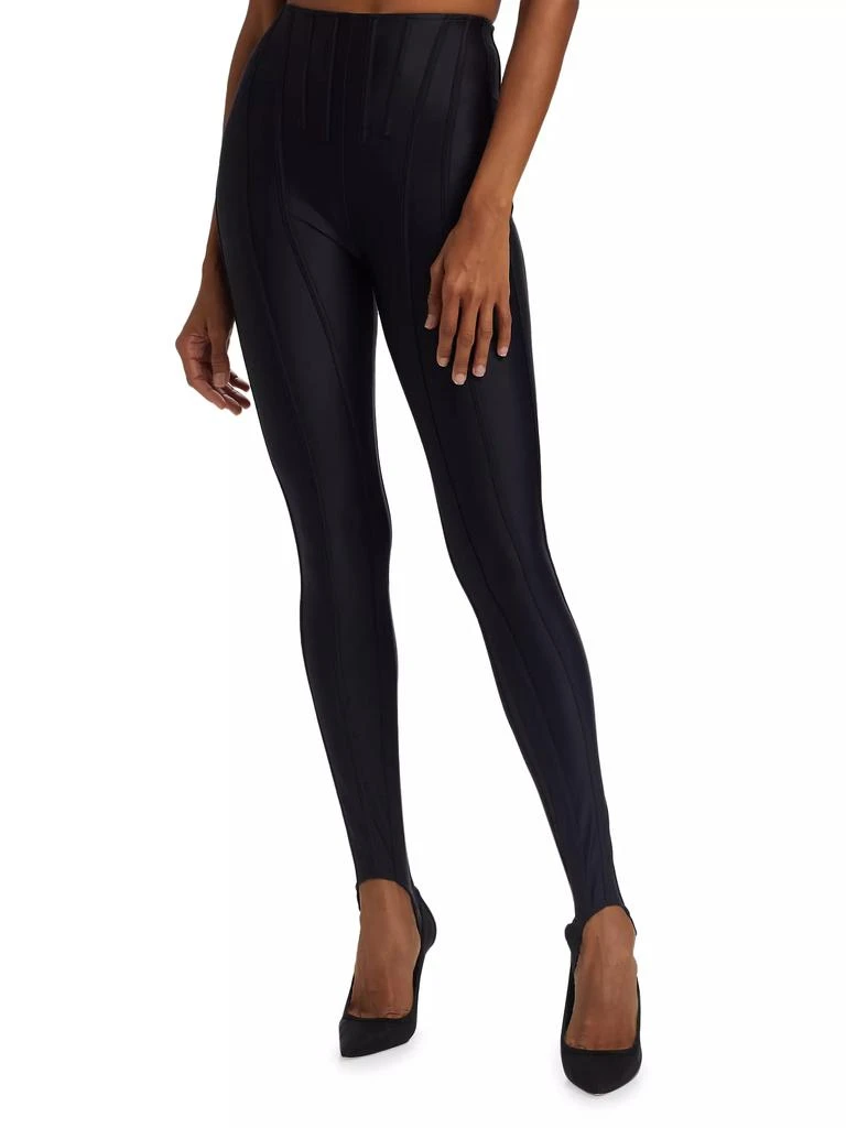 Mugler Stirrup Sport Stretch Pants 3