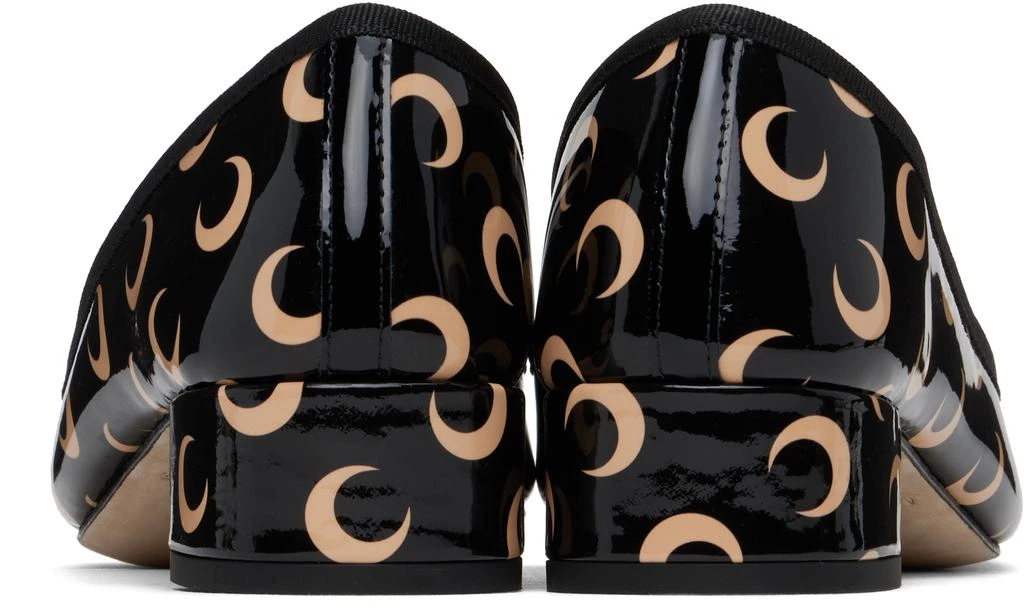 Shop Black & Beige Repetto Edition Camille Moon Printed Leather 