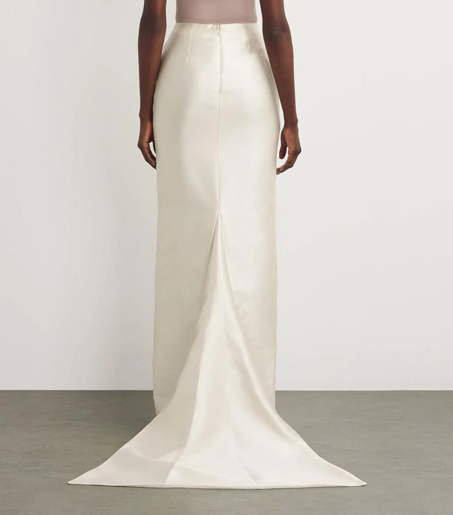 Sandra Mansour Satin Essence Maxi Skirt 4