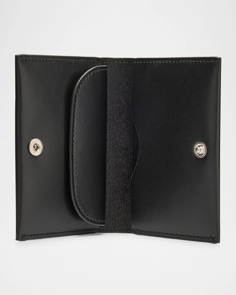 The Row Flap Card Holder in Box Calf Leather 4