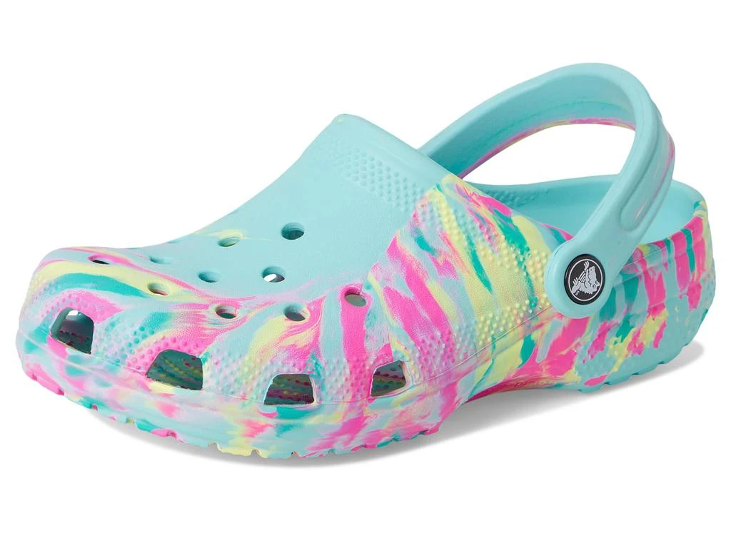 Crocs Classic Marbled Tie-Dye Clog (Little Kid/Big Kid) 7