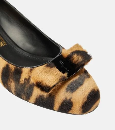 Salvatore Ferragamo Vara calf hair pumps 6