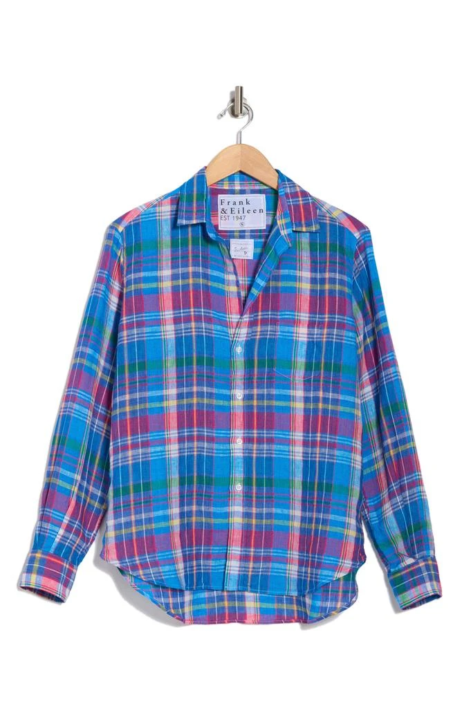 Frank & Eileen Relaxed Linen Button Up Shirt 3