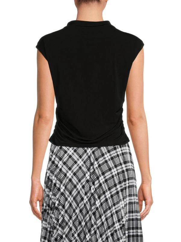 Love Ady Shirred Mock Turtleneck Top 2