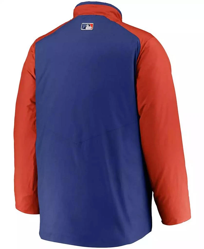 NIKE Men's Royal, Orange New York Mets Authentic Collection Dugout Full-Zip Jacket 2