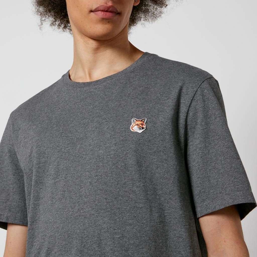 Maison Kitsuné Maison Kitsuné Cotton-Jersey Fox Head Patch T-Shirt 4