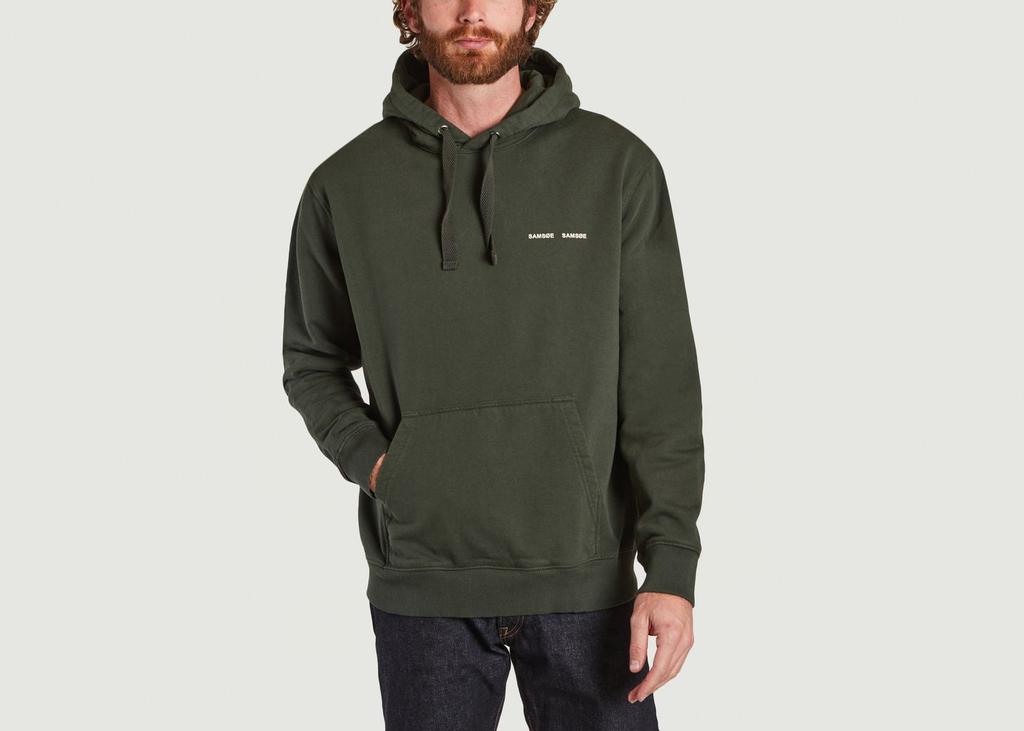 Samsoe Samsoe Sweat, Hoodies Hoodie Norsbro 11720 Kambu Green Samsoe - Samsoe - Vert - Homme