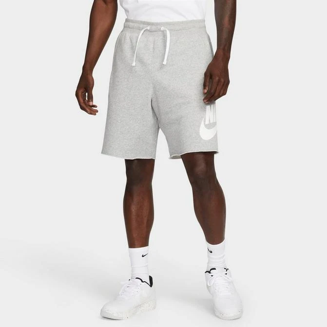 NIKE Men's Nike Club Alumni Graphic French Terry Shorts 1