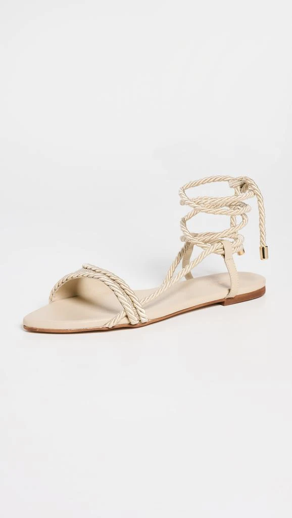 Kaanas Alenna Asymmetrical Ankle Wrap Sandals 1
