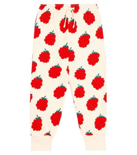 Tinycottons Raspberries cotton jersey sweatpants 1